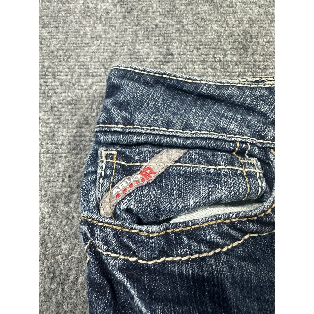 Ariat FR Mid Rise Boot Cut Jeans Women 31R USA Flame Resistant Work Western CAT2 - Picture 8 of 14